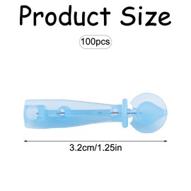 Bojueshaw 100pcs Pimple Needles,Ultrafine Easy Acne Needles,Whitehead Remover Disposable Pointed Acne Pin,Blackheads Remover Tools for Home Beauty Salon