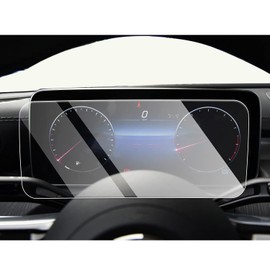 CDEFG Mercedes C Klasse W206 GLC X254 2022 2021 2023 2024 Auto Navigation Schutzfolie Tempered Glas 9H Kratzfest 12,3 Zoll GPS Transparent Displayschutzfolie Navi Folie Zubehör (Instrumententafel)