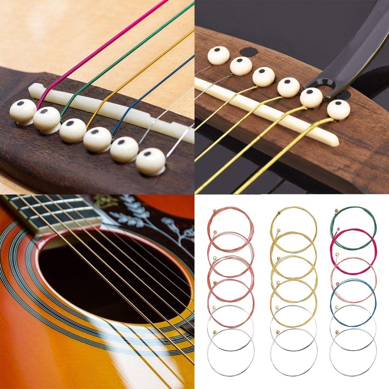 RIMLUFE acoustic guitar strings acoustic set music accessories replacement kit
