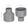 sourcing map PVC Pipe Connector Pipe Fitting DWV Pipe Instructions