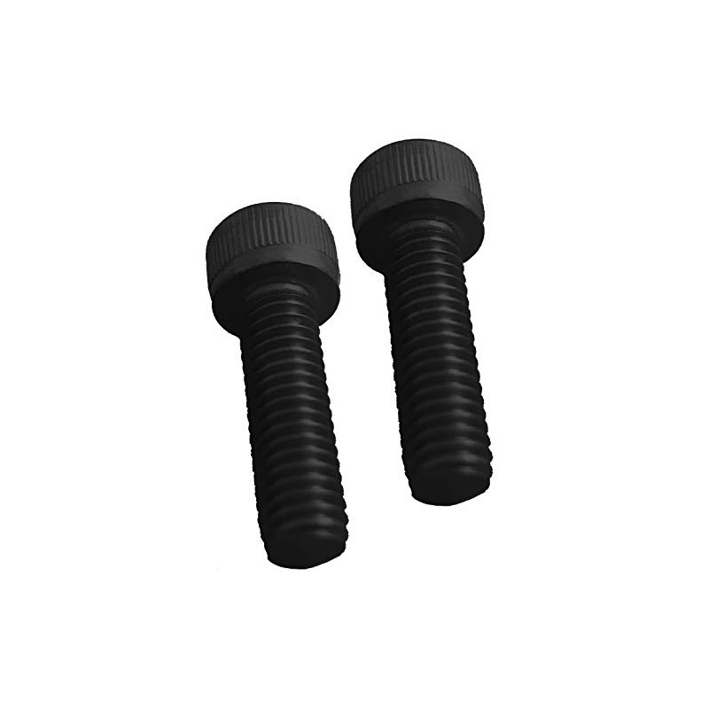 Black Pair of Replacement Screws for Fuel Wheels Black Center
