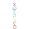 something different Chakra Wall Hanging/Dream Catcher (One Size) (Colourful)