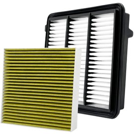 Capume 2PCS Cabin Engine Air Filter Kit Fits for CR V CRV CR-V 1.5L 2023-2024, Civic 1.5L 2022-2024, Accord 1.5L 2023-24, Integra 1.5L 2023-24, Replacement for CF11182, 80292-TF0-G01, 17220-64A-A00