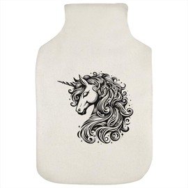 'Decorative Unicorn' Hot Water Bottle Cover (HW00036034)