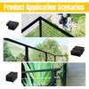 Dawn Railing 1 Pack Handrail Connector 1"x2" Aluminum Alloy Extension