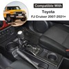 Aunginsy Central Control Gear Shift Panel Cover Cup Holder Trim