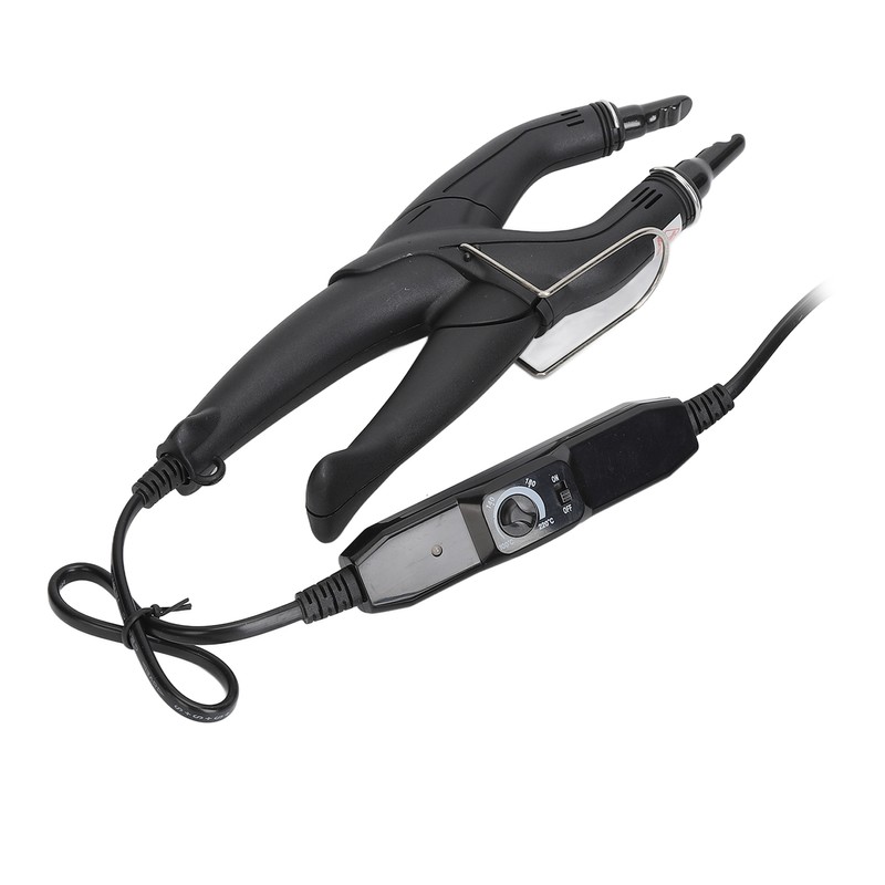 Extension Hair Iron Adjustable Temperature Rotatable Power Cord Ergonomic Safety