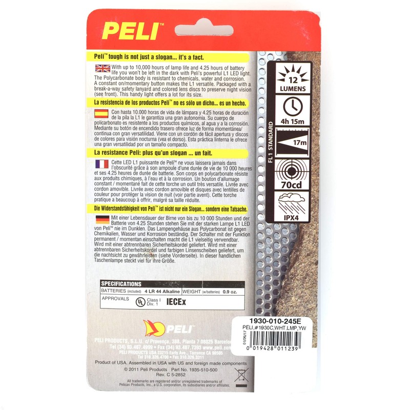 Peli 1930 Torch yellow