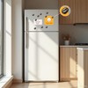 20pcs Strong Magnetic Coffee Bean Shaped Fridge Magnet Set -
