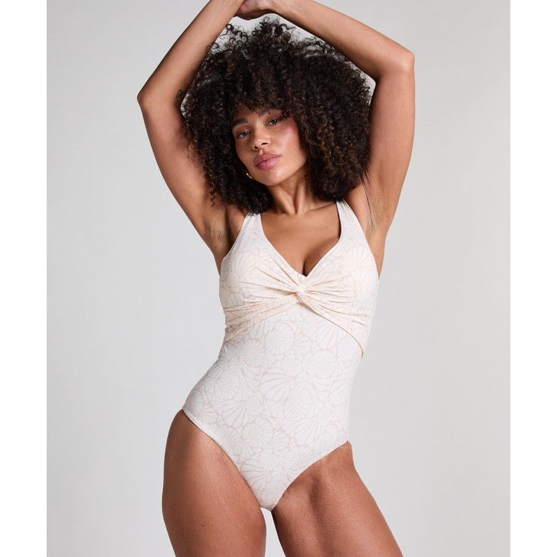 Hunkemöller Caicos Shaping Badeanzug - Fog - XL