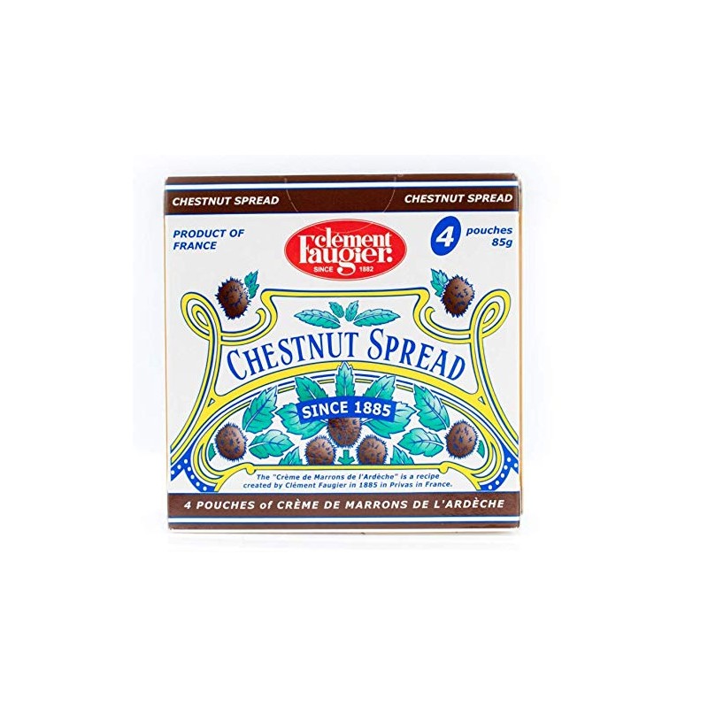 Clement Faugier Chestnut Spread From France 3oz (Pack of 4)