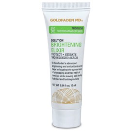 Goldfaden MD Brightening Elixir | Serum w/Vitamin C, Ferulic Acid, Vitamin B & Vitamin E | Helps Aid Against Appearance of Photoaging | Leaves Skin Feeling Hydrated & Looking Radiant TRIAL .34 Fl Oz