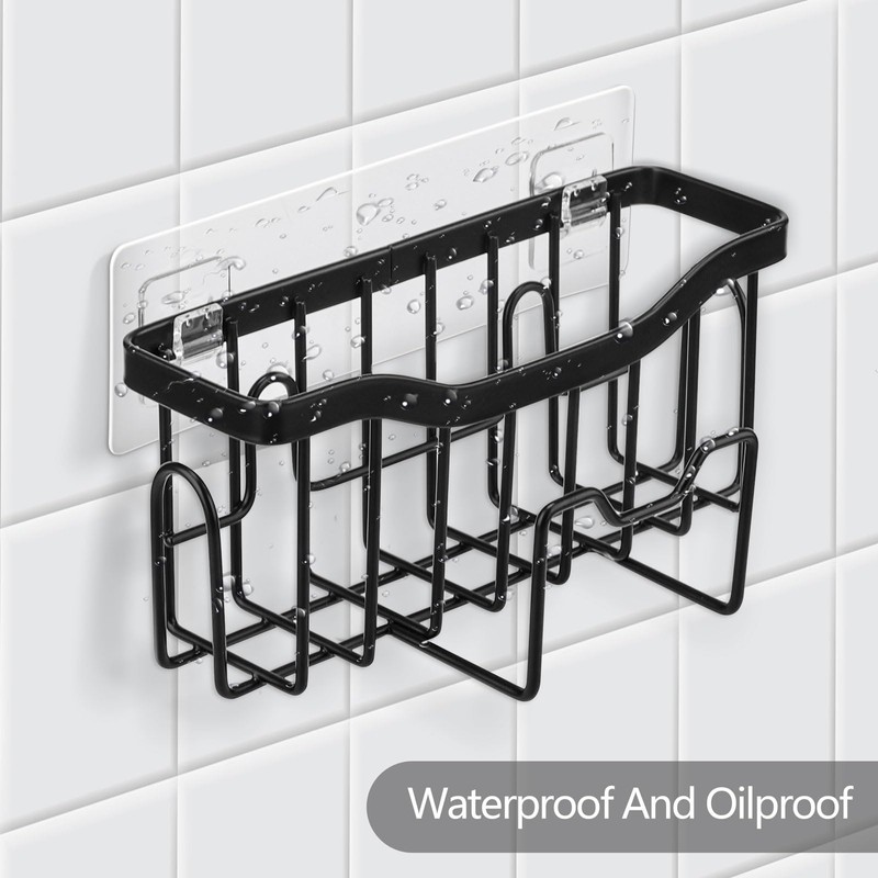 MURLONG Adhesive Hooks for Sink Caddy, Replacement Adhesive Hooks for