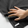 Artoid Mode Ring Spun Cotton Black Dishcloth Kitchen Towels, 12x12