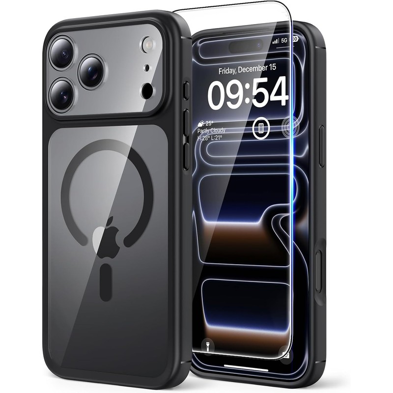 TAURI Funda para iPhone 15 6.1 Pulgadas con Mica -