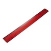 eBuyGB Flexible Plastic Transparent Red Ruler, 30 cm, Pack of