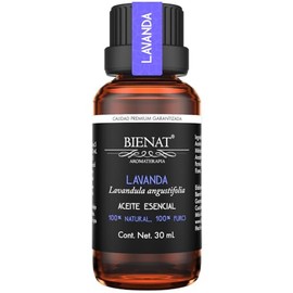 Bienat | Aceite Esencial de Lavanda 30mL Natural | Difusor y Aromaterapia