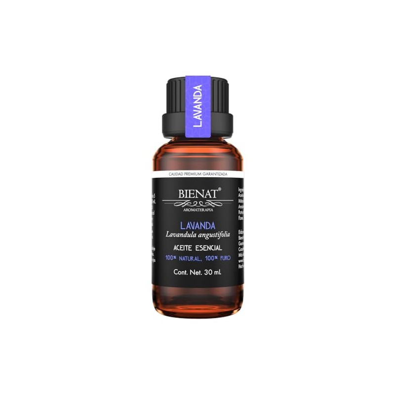 Bienat | Aceite Esencial de Lavanda 30mL Natural | Difusor