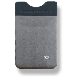Modern Carry Slim Credit Card Wallet Ultra Thin, Gray with 2 Card Slots, One Size, Credit Card Wallet