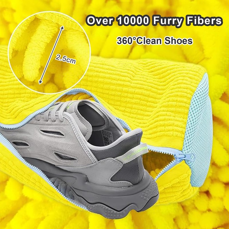 JINYJIA Laundry Shoe Bags, 2 Pieces, Washing Machine Wash Bags,
