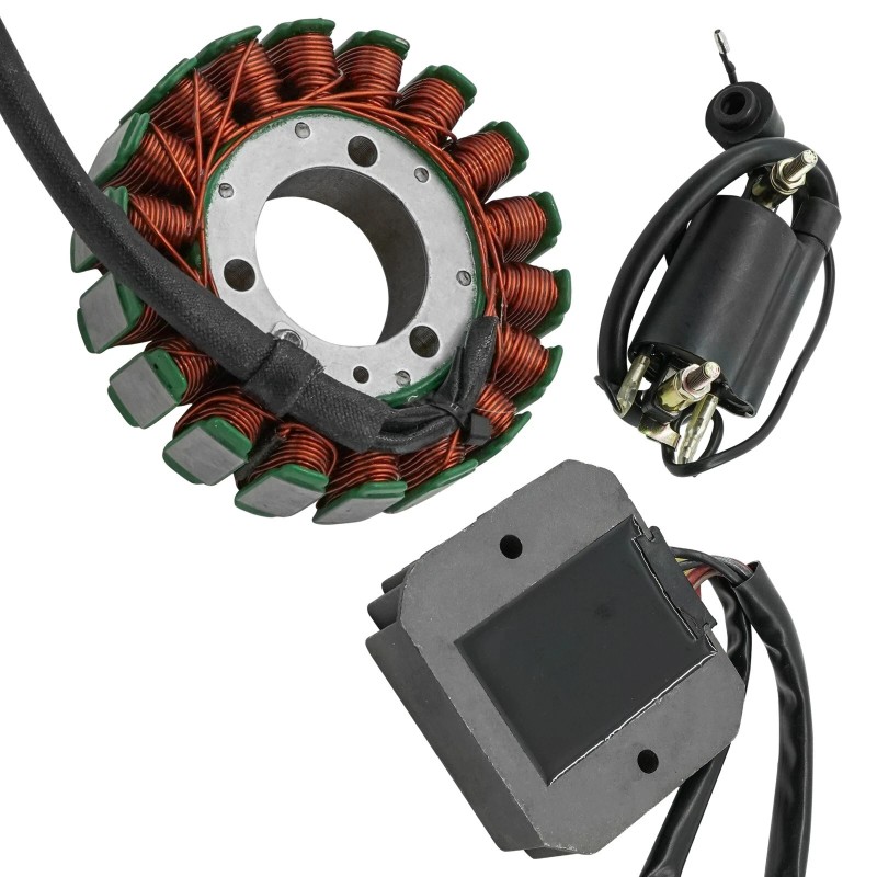 For Kawasaki Stator/Regulator Rectifier/Ignition Coil for Kawasaki KLF300 Bayou 300