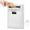 Yaocom Wall Mount Mailbox with Combination Lock Large Locking Security