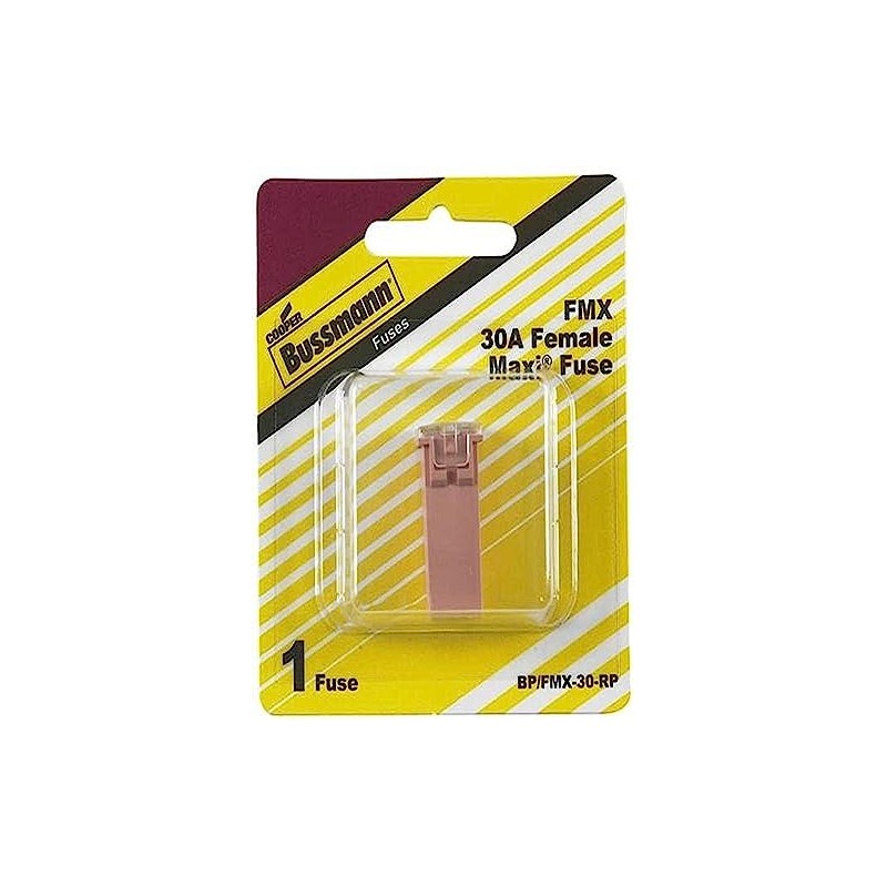 Bussmann (BP/FMX-30-RP) Pink 30 Amp Female Maxi Fuse