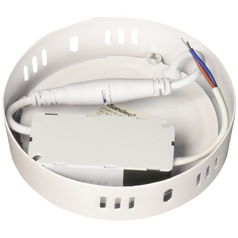 SANELEC, Luminario de LED para Techo, Lámpara Circular para Sobreponer,