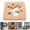 2W 3D Wood Carving Lamp Warm White Light Peace Dove