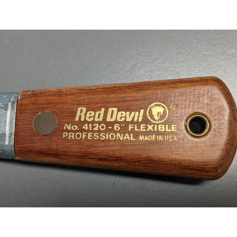 Red Devil VINTAGE RED DEVIL 4120 6" PROFESSIONAL FLEXIBLE TAPING