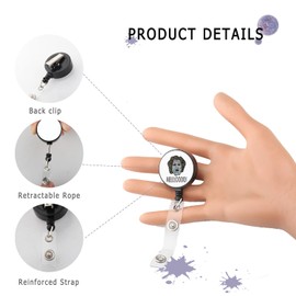 Help is On The Way Dear Badge Reel Doubtffire Badge Clip Medical Worker Nicu CNA Nurse Hello Movie Badge Holder (HELLLOOOO Badge Holder ca)