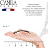 Camila Paris CP2798 French Hair Barrettes Clips for Girls, Handmade,