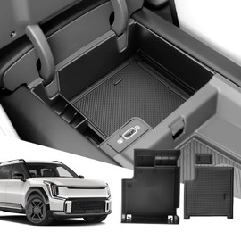 SXCY Fit for 2024 Kia EV9 Center Console Organizer for 2024 EV9 Accessories Console Tray for 2024 EV9 Armrest Storage Console Organizer