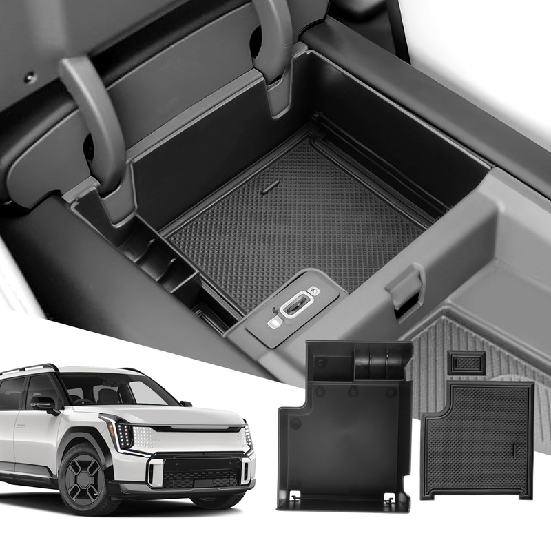 SXCY Fit for 2024 Kia EV9 Center Console Organizer for