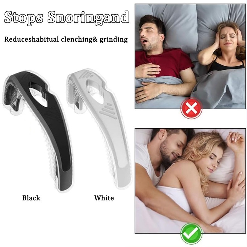 wakouter Mouth Guard, Anti-Snoring Mouthpiece, Reusable Mouth Guard for Sleeping,