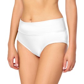 Bellivalini VR-Brief-5 Women's Bikini Briefs, White, XL