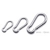 Stainless steel carabiner snap spring hook A4 316 marine grade