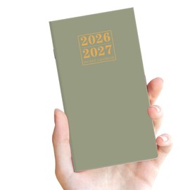 2026-2027 Pocket Calendar for Purse – Mini Monthly Planner from January 2026 to December 2027, 2 Year Monthly Calendar for Organizing & Planning, 3.5" x 6.5", Purple