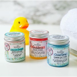 Bella & Bear Unicorn Dreams Whipped Bath Soap - Travel Size 3.2oz mango & pineapple with a hint of vanilla