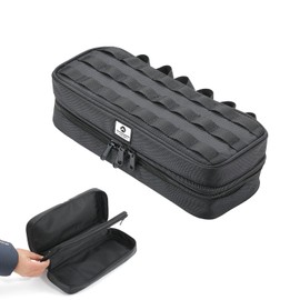 CAMPINGMOON Storage Box for Camping Outdoor Hammer Lantern Black BK-30