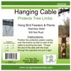 Songbird Essentials Hanging Cable Tree Limb Protector with S Hook,