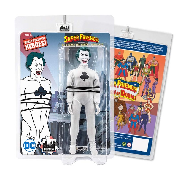 Figures Toy Company Super Friends Wild Cards Series The Joker [Unmasked Variant]