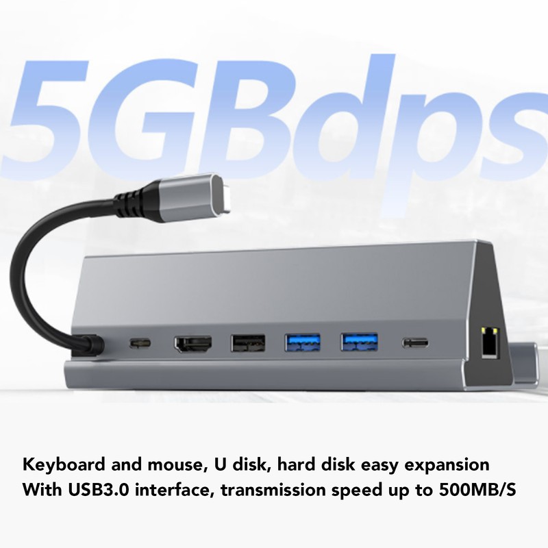 7 in 1 Docking Station Type C to PD HD