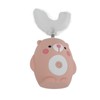 Cute Cartoon Bear Pattern U Shaped Automatic Toothbrush Electric Children