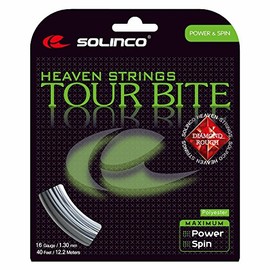 Solinco Tour Bite Diamond Rough String Set - Silver, 1.25 mm