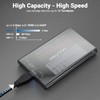 deleyCON SSD Hard Drive Enclosure USB 3.1 Gen 1 for
