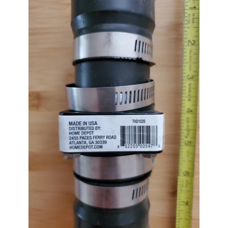 Everbilt 1-1/4 to 1-1/2 in. ABS In-Line Sump Pump Check
