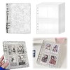 Coollooda Sealing Notebook, Clear, A5, 6-Hole Seal, Binder, Notebook, Acrylic