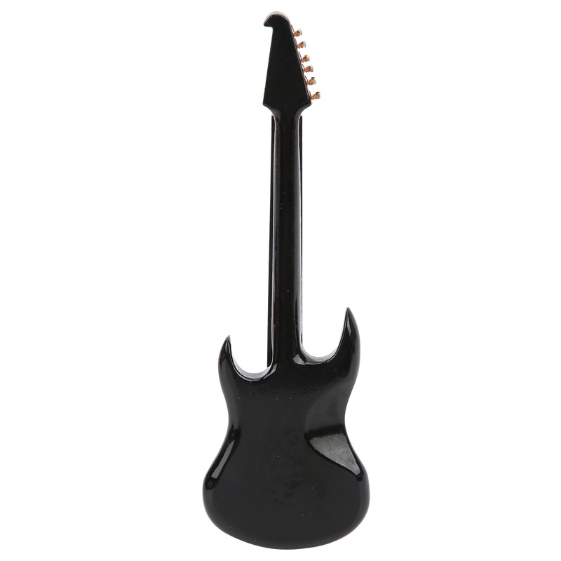 Guitar Model Plastic Material Mini Musical Instrument Desktop Ornament with