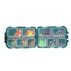 VOANZO 156 Piece Fishing Tackle Box - Sleeve Hooks, Bite